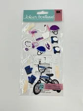 Jolee's Boutique Dimensional Stickers First Bike 12 Pcs