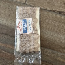 Stretch Floral Lace Trim Beige Nude DIY Crafts Lingerie Slips 2 Yards New
