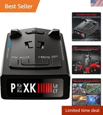 Radar Detector, Radar Detectors for Cars, Up to 1100 Yards Long Range Detecti...