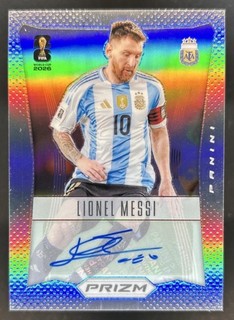 2026 Prizm World Cup Lionel Messi 2012 Throwback Signatures Silver Auto #/199