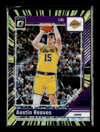 Austin Reaves 2024-25 Panini Donruss Optic Electricity International 11/75[jm241