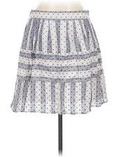 Olive and Oak Women White Casual Skirt L