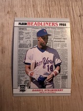 1988 Fleer - Headliners Darryl Strawberry #4