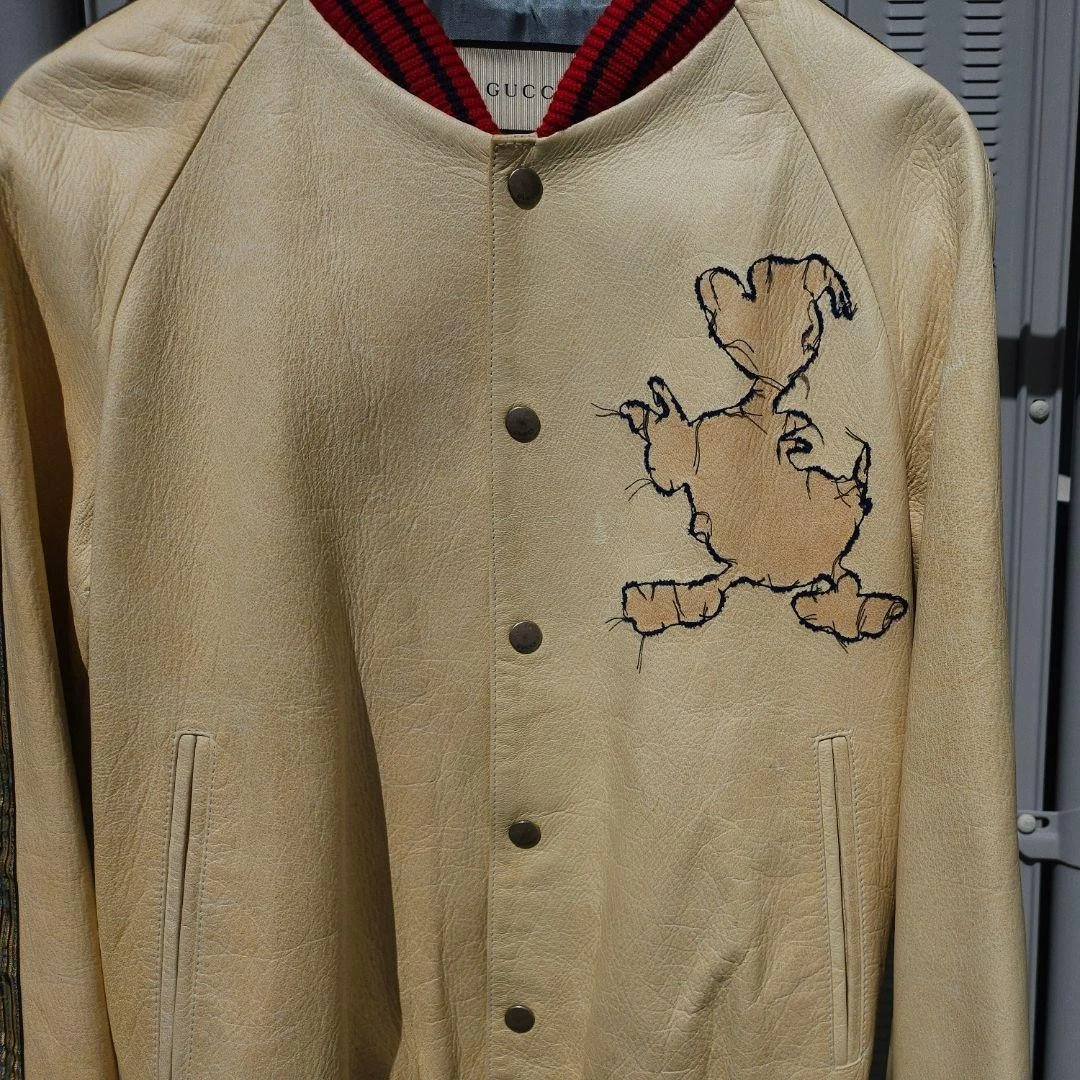 Giacca di pelle Gucci Paperino