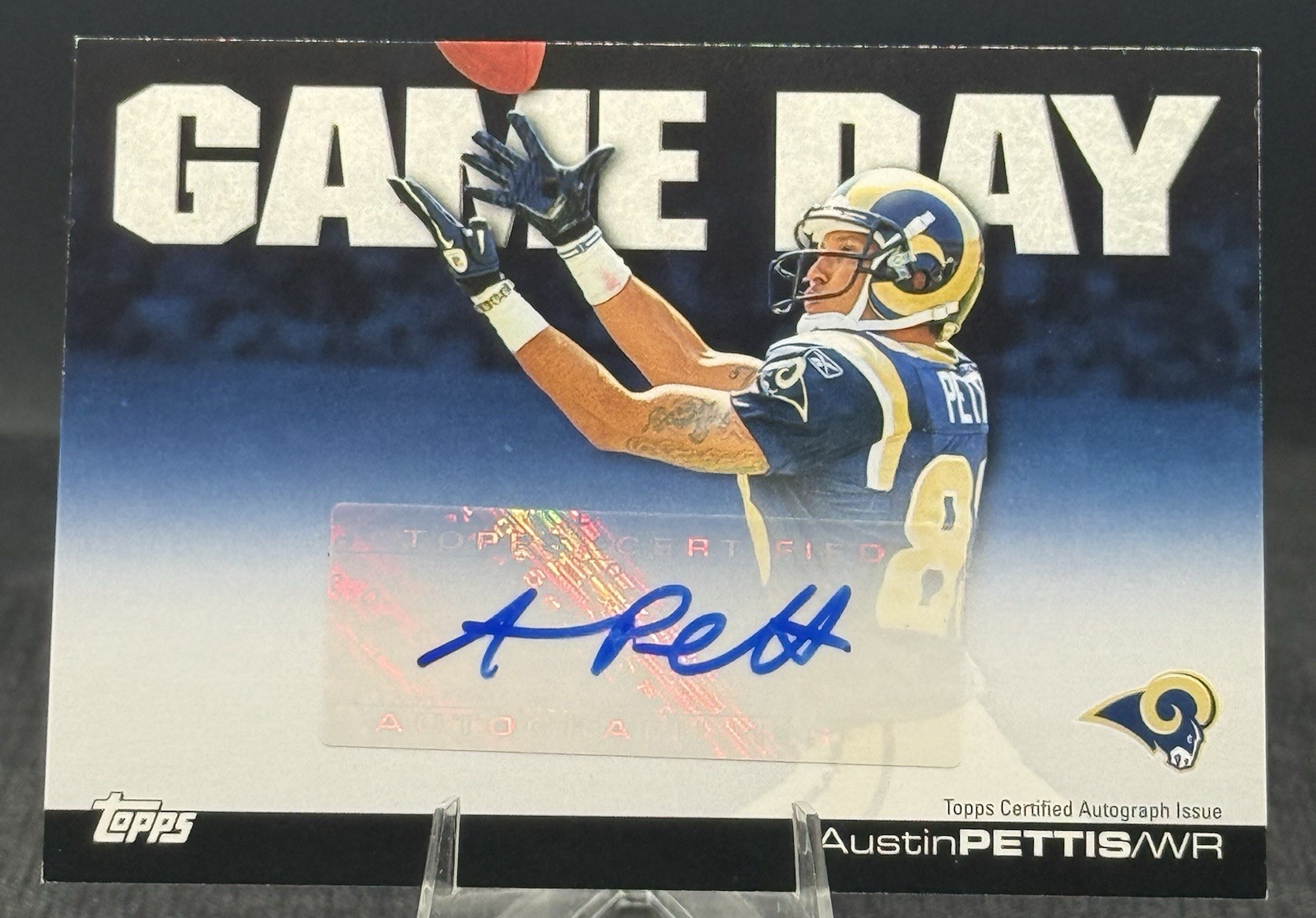 Austin Pettis Topps Game Day Autographs #GDAAP Base