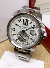 Cartier Calibre De Cartier W7100015 42mm Silver Dial Serviced in 2024 B&P 2012