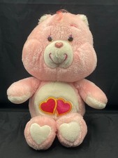 Vtg 80s Kenner Care Bears LOVE A LOT plush Bear 13  Pink Hearts Valentine's gift