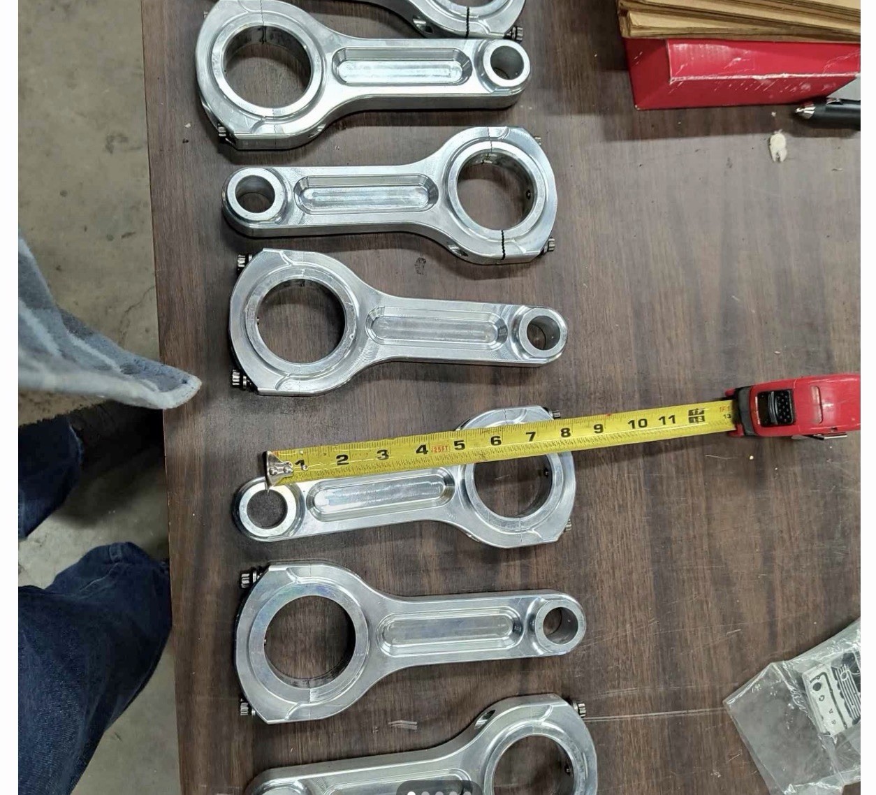 Rod Std Rsc Pin Grp Connecting Rods Small Block Chevy 6240 2in Center Pins | eBay