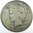1922 $1 Silver Peace Dollar (89482)