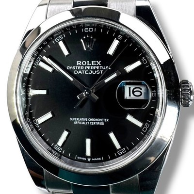 Rolex Datejust 126300 Black  41 MM 2023