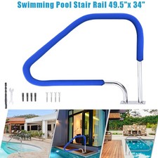 Inground Swimming Pool Handrail 304 Stainless Steel Pool Ladder Stair Hand Rail