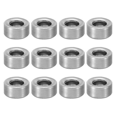 #ad M6 Steel Spacers 12 Pcs Metal Spacers Steel 6mm ID x 12mm OD x 6mm L $17.85