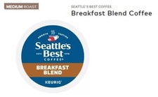 Seattles Best Breakfast Blend Keurig Coffee K-cups