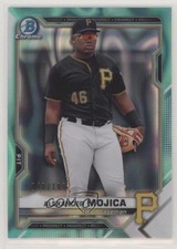 2021 Bowman Draft Chrome Aqua Lava Refractor 48/199 Alexander Mojica #BDC-75 3d5