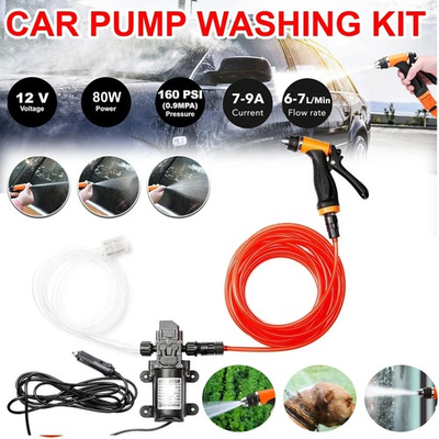 #ad #ad Car Pressure Washer Electric Gun Portable 12V High Power Cleaner With Water Pump $26.98