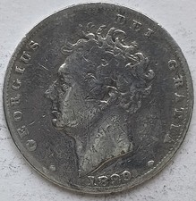 1829 George IV Sixpence Coin 9.25 Silver Fine Collectable Grade