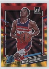 2023 Panini Donruss Rated Rookie Holo Red & Gold Laser Bilal Coulibaly #225 10up