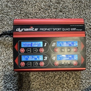 Dynamite Prophet Sport Quad AC/DC Balance Charger DYNC2040 LiPo NiMH NiCd