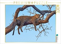 Calvendo Puzzle Wild Leopard In A Tree | 1000 Pieces, Finished Size 25.2 × 18.9