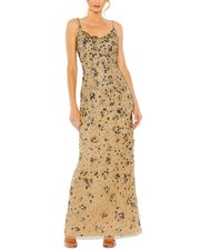 Mac Duggal Embellished Scoop Neck Evening Gown Women's