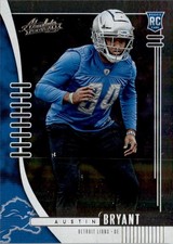 Austin Bryant 2019 Panini Absolute RC #155 Detroit Lions