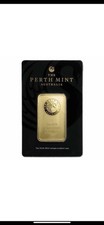 1 oz Gold Bar - Perth Mint (In Assay 3427.83 per troy oz