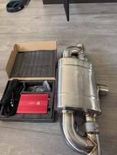 Valvetronic Designs 2.5 T-style Valved Muffler Kit Dual Outlet - Universal