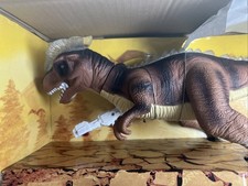 REMOTE CONTROL T-Rex Brown Dinosaur Infrared RC Toy w/lights sound music dancing