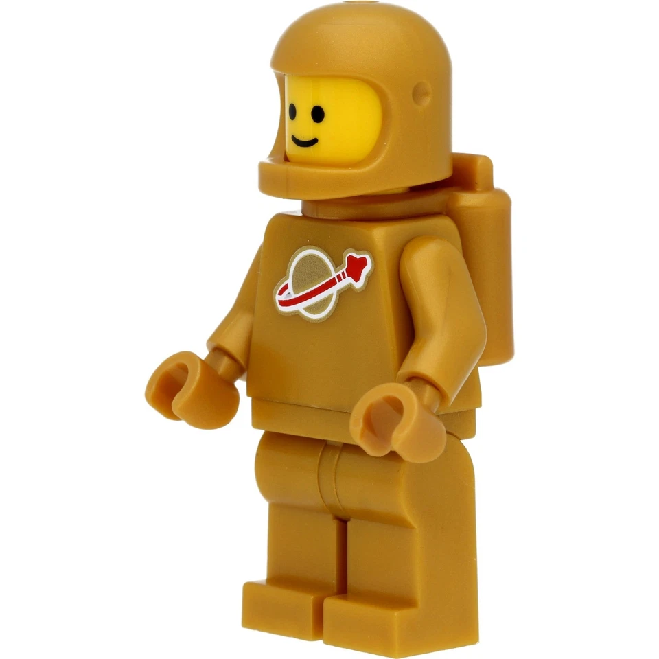 LEGO Spce Minifigur Classic Space Astronaut / Spaceman in Pearlgold #230 - Bild 2 von 4