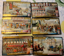Bilder 6x Sammelbild Liebig `s 1901 Festlichkeiten im Alterthum serie 494 BO
