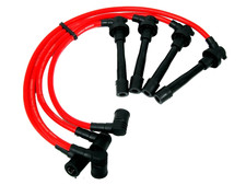 Vms Racing 93-97 Honda Civic Del Sol Sohc 10.2mm 10 Mm Spark Plug Wires Set Red