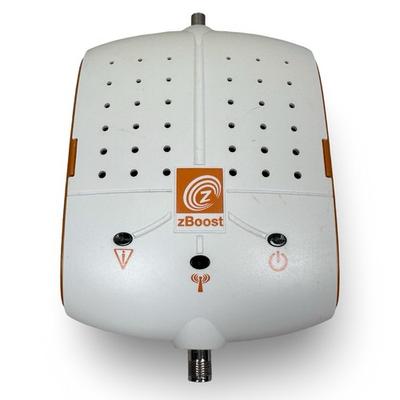 #ad zBoost Wi Ex Cell Phone Signal Booster Base Unit White Orange YX545 READ $24.99