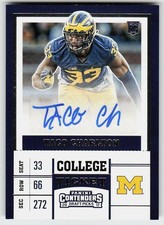 2017 Panini Contenders Draft Picks #234 Taco Charlton FOOTBALL Wolverines