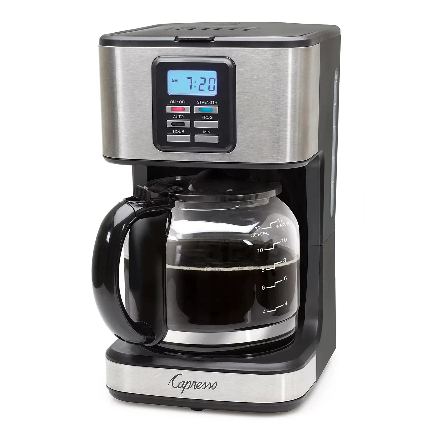 With Glass Carafe