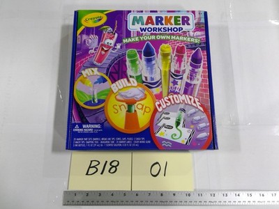 Crayola Marker Workshop Make Your Own Markers Kit 6+ STEAM Activity Toy New