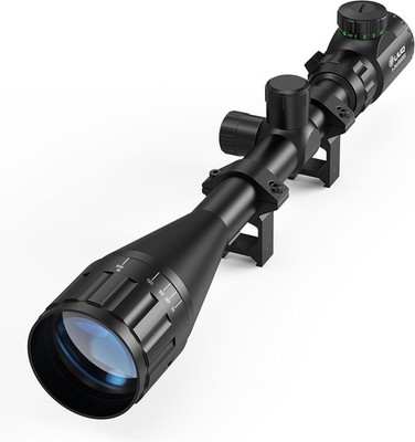 Mira telescópica 6-24x50 AO de largo alcance iluminada en rojo y verde para caza