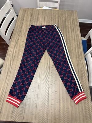 Gucci Monogram G Print Track Sweatpants Medium