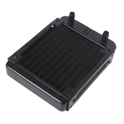 DIY Liquid Cooling System High-Density Fins 10 Row Aluminum Tubes Radiator 120mm