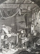 Alchimia - Louis Legrand - L’Alchimista - Incisioni - Stampe - Settecento