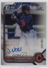 2022 Bowman Chrome Prospect Refractor 329/499 Jhonkensy Noel #CPA-JN Auto 1h4j