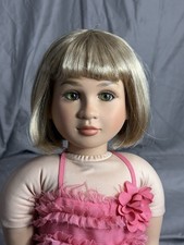 My Twinn Short Blond Bob Doll Wig Wbangs 1