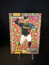 Paul Skenes 2026 Topps Easter Holiday Polka Dots Green/Pink SP #100 Pirates
