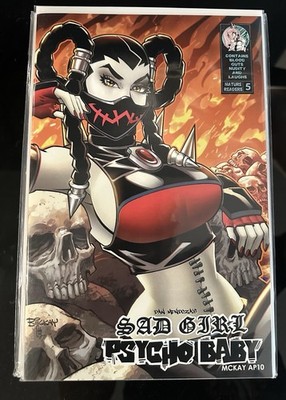 Sad Girl Psycho Baby 5 Nice Kickstarter Bill McKay Artist Proof Ltd to 10 Rare