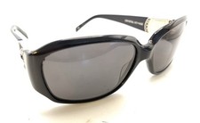 Brighton A11736 Crystal Voyage Black Oversized Sunglasses Black Lens 135 Women
