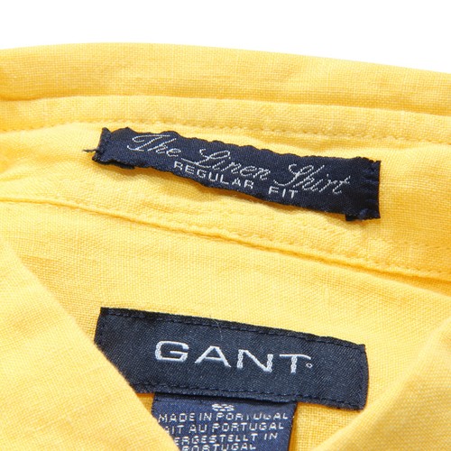 L3904 CAMICIA UOMO GANT REGULAR FIT MAN LINEN SHIRT - Picture 4 of 4