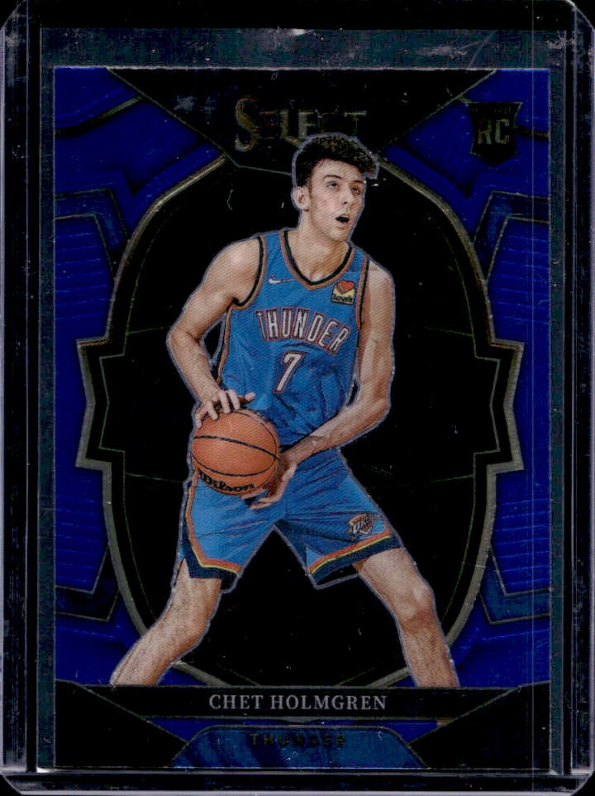 2022-23 Select Chet Holmgren RC Blue (Retail ) Concourse #83 Thunder