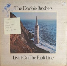 The Doobie Brothers Livin On The Fault Line Vinyl Record LP VG/G+ K56383 1977