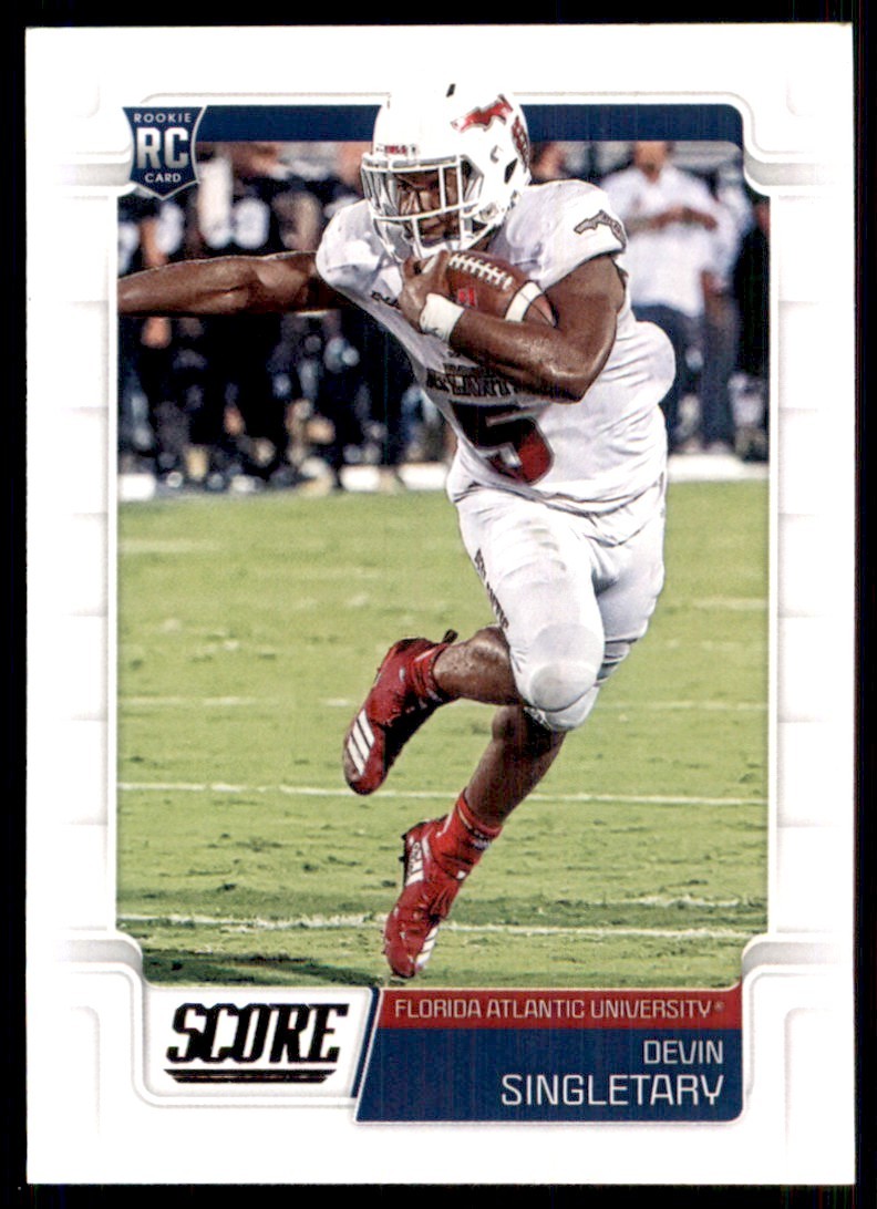2019 Score Devin Singletary RC Florida Atlantic Owls #391
