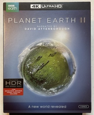 Planet Earth II (Ultra HD, 2016) 3 Disc Set, Includes Slipcover
