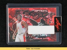 2022-23 Leaf Optichrome Optimal Effort 1/1 Darius Days #OE-DD1 0fr5